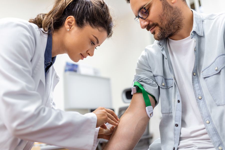Blood draw consultation